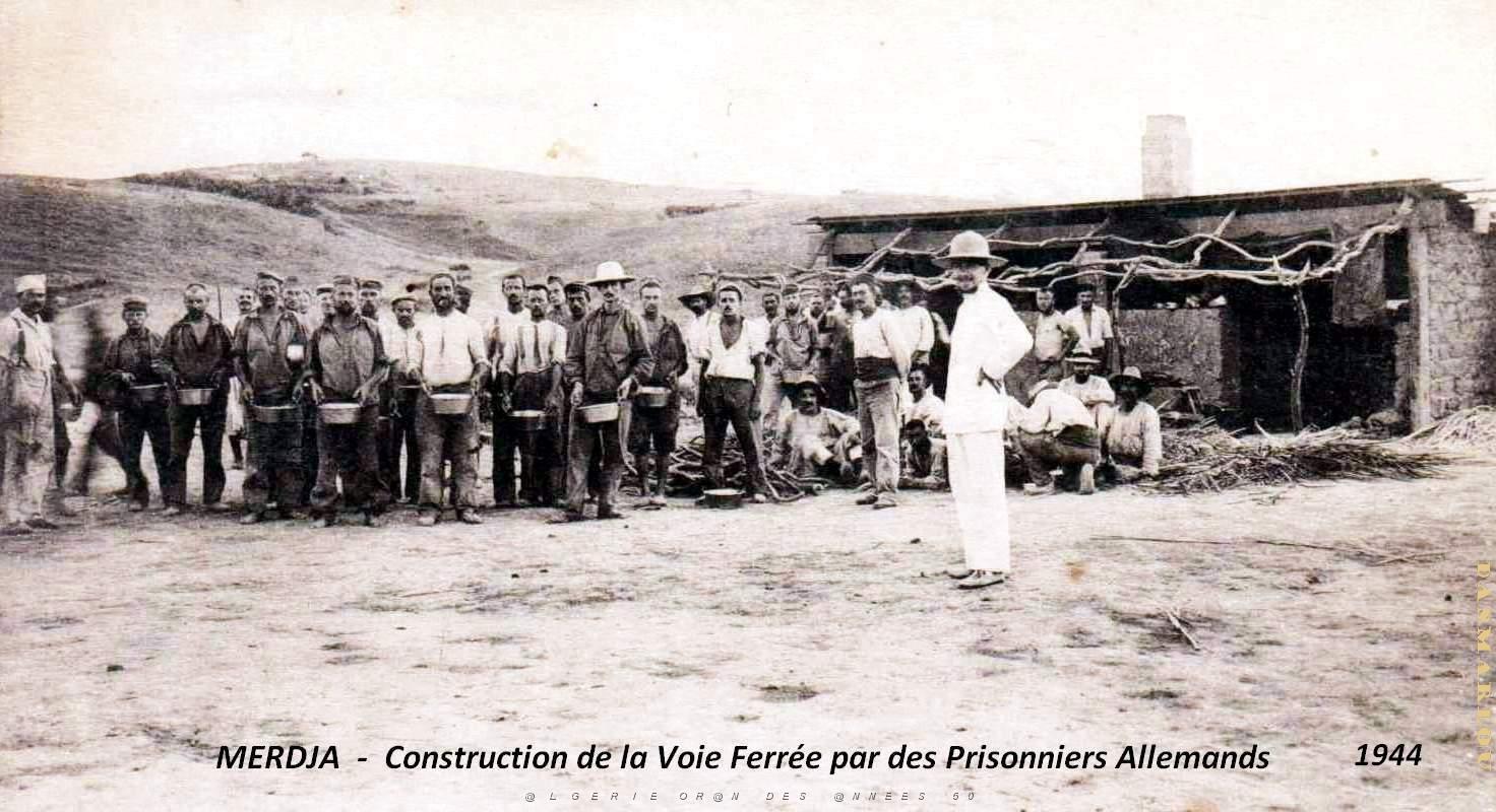 Merdja - Construction Voie Ferree - Prisonniers Allemands - 1944.jpg